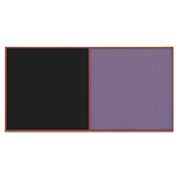 Enclosed Corkboard, 3 Door, 96"x48", 4" Fra